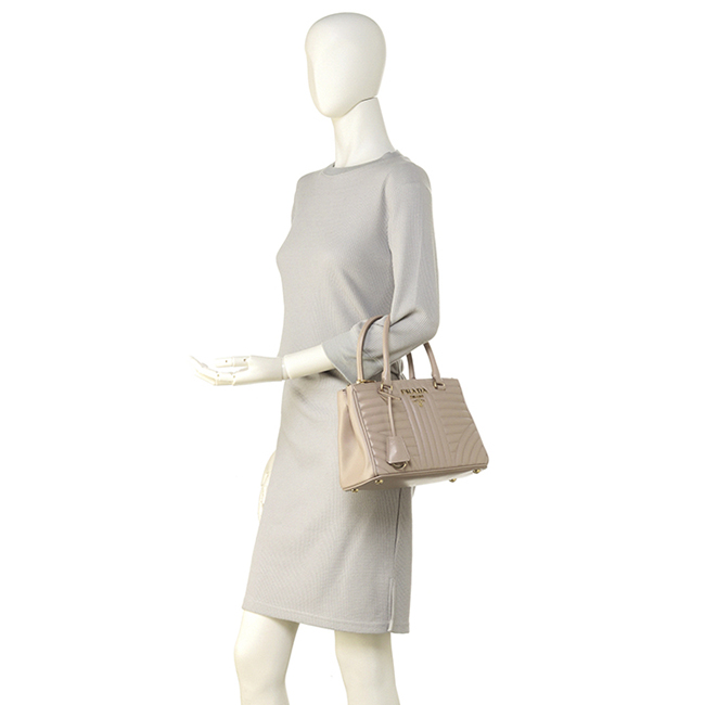 プラダコピー PRADA バッグ ショルダー ダイアグラム DIAGRAMME ガレリアトート 2WAYハンドバッグ ベージュ系 1BA896MOI 2D91 ORK - 商品画像 3