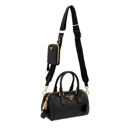 PRADA プラダ ショルダーバッグ 2Wayバッグ レザー ブラック 1BB846 NZV F0632 - 商品画像 1