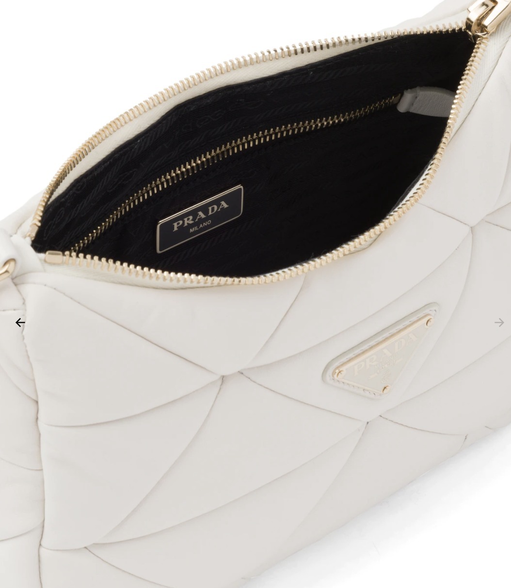 プラダスーパーコピー Prada System ナッパレザー パッチワーク ショルダーバッグ 1BC157_2DMO_F0009_V_L9O - 商品画像 4