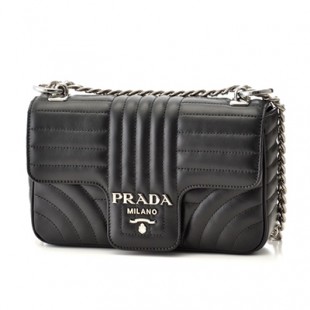 スーパーコピープラダ PRADA バッグ ショルダー チェーン 斜め掛け DIAGRAMME ダイアグラム ショルダーバッグ ブラック 1BD107COI 2D91 002