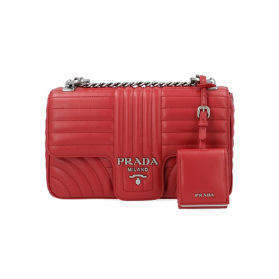 PRADAコピー ショルダーバッグ Rosso レディース 春夏2020 1BD108VCOX2D91F0YGF ju - 商品画像 5