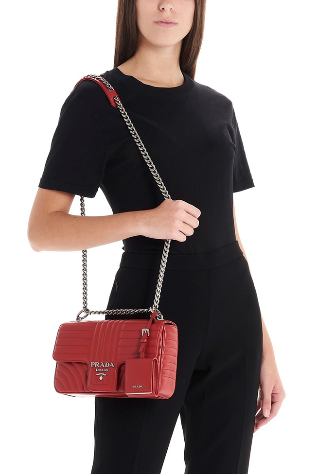 PRADAコピー ショルダーバッグ Rosso レディース 春夏2020 1BD108VCOX2D91F0YGF ju - 商品画像 1
