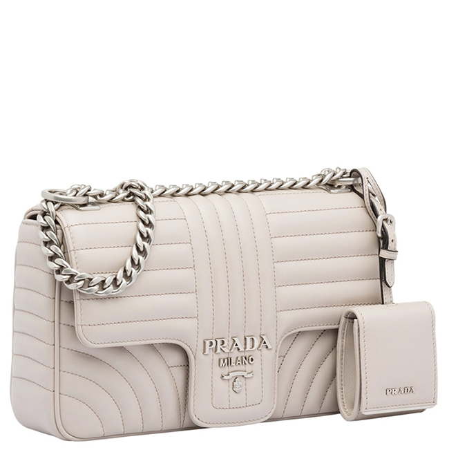 プラダコピー PRADA ダイアグラム ミディアム レザー バッグ 1BD108_2D91_F0YON_V_COX - 商品画像 1