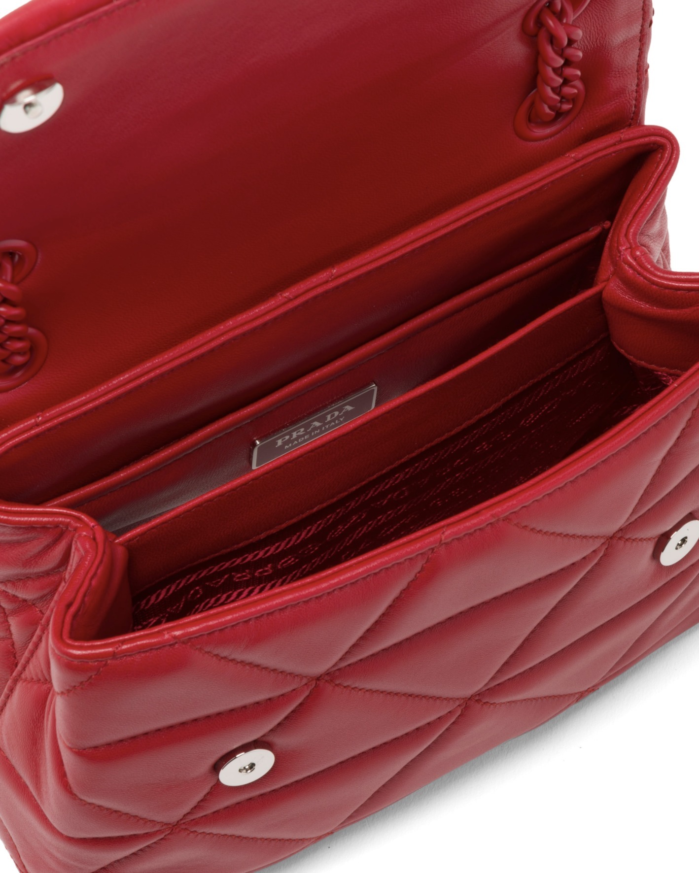プラダ PRADA スペクトラム キルティングバッグスモール ショルダーバッグ レッド 1BD233_WDF0_F0ZZQ_V_OOO - 商品画像 3
