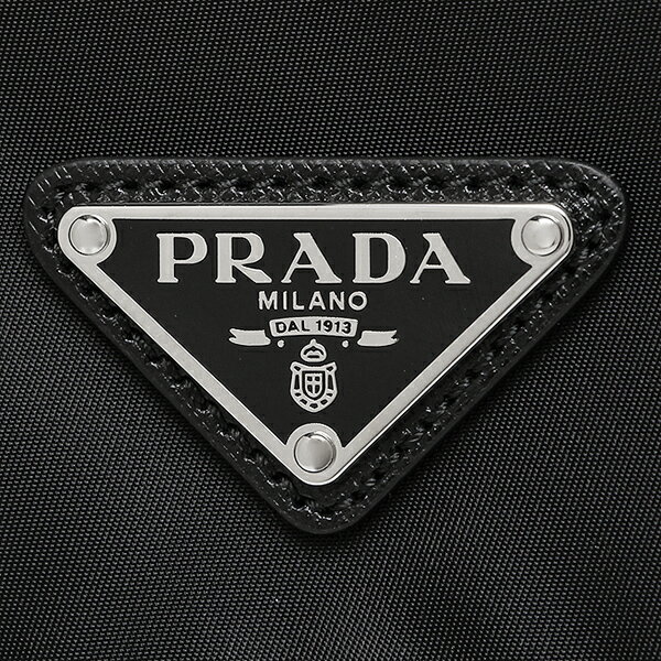 プラダ ショルダーバッグ ヴェラ トライアングルロゴ ブラック レディース メンズ PRADA 1BD671 V44 F0002 - 商品画像 8
