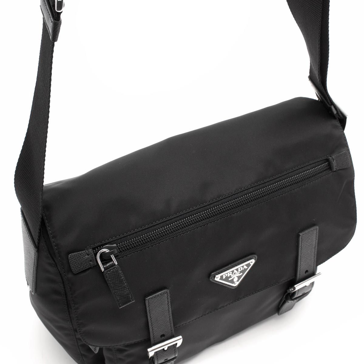 プラダコピー PRADA ショルダーバッグ ヴェラ/VELA 三角ロゴプレート ブラック 1BD953 V44 F0002 V OOO メンズ レディース - 商品画像 9