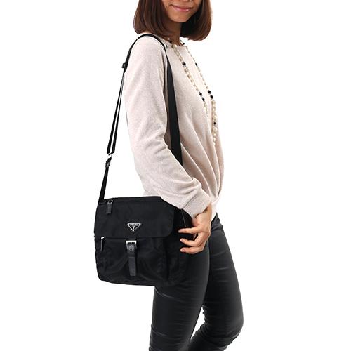 スーパーコピープラダ バッグ ナイロン 1BD994 V44 F0002 V OOO ショルダー ブラック PRADA メンズ レディース - 商品画像 1