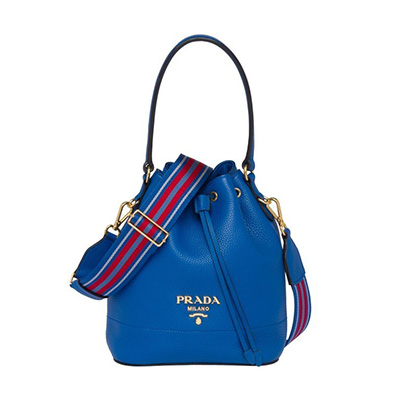 スーパーコピープラダ PRADA ss20定番キュートIVORY レザー バケット バッグ 巾着 1BE018VNOM2BBE F0YGN - 商品画像 5