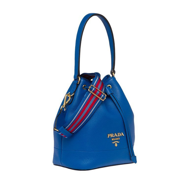 スーパーコピープラダ PRADA ss20定番キュートIVORY レザー バケット バッグ 巾着 1BE018VNOM2BBE F0YGN - 商品画像 4