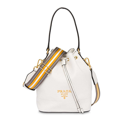 プラダスーパーコピー PRADA バッグ VIT.DAINO バケットバッグ ショルダー付き 2WAY ハンドバッグ 巾着 ショルダーバッグ 1BE018VNOO2BBE - 商品画像 5