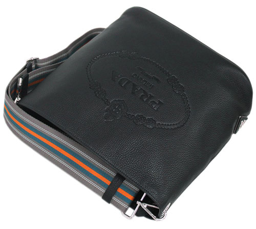 プラダバッグコピー 1BE023 PRADA ショルダーバッグ VITELLO PHENIX NERO ネロ カーフブラック シルバー金具 - 商品画像 4