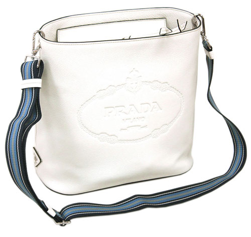 プラダコピーバッグ 1BE023 PRADA ショルダーバッグ VITELLO PHENIX TALCO タルコ カーフパウダーホワイト シルバー金具 - 商品画像 4