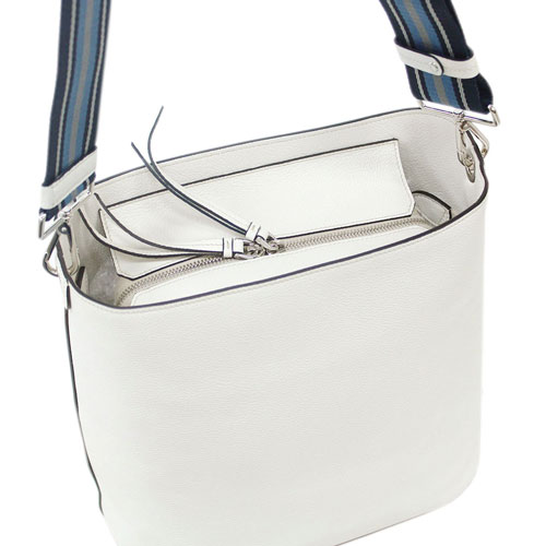 プラダコピーバッグ 1BE023 PRADA ショルダーバッグ VITELLO PHENIX TALCO タルコ カーフパウダーホワイト シルバー金具 - 商品画像 3