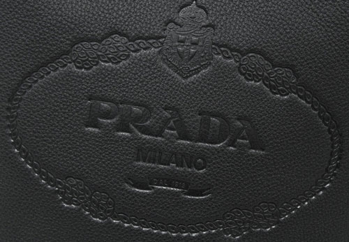 プラダバッグコピー 1BE023 PRADA ショルダーバッグ VITELLO PHENIX NERO ネロ カーフブラック シルバー金具 - 商品画像 1