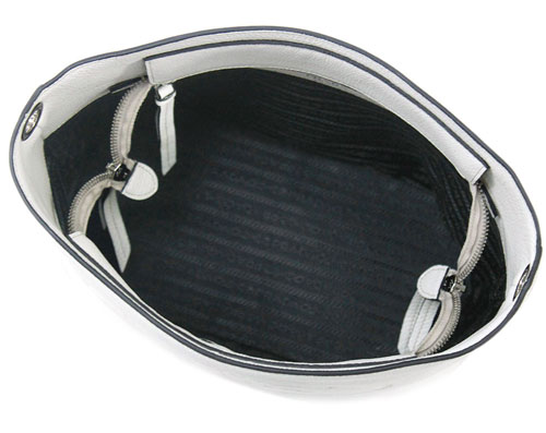 プラダコピーバッグ 1BE023 PRADA ショルダーバッグ VITELLO PHENIX TALCO タルコ カーフパウダーホワイト シルバー金具 - 商品画像 5