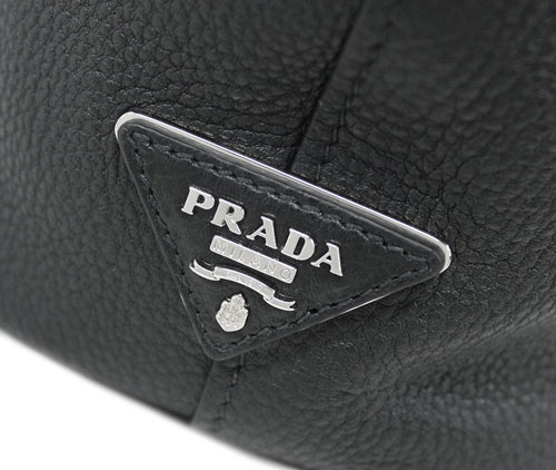 プラダバッグコピー 1BE023 PRADA ショルダーバッグ VITELLO PHENIX NERO ネロ カーフブラック シルバー金具 - 商品画像 7