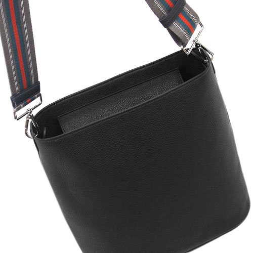 プラダバッグコピー 1BE023 PRADA ショルダーバッグ VITELLO PHENIX NERO ネロ カーフブラック シルバー金具 - 商品画像 9