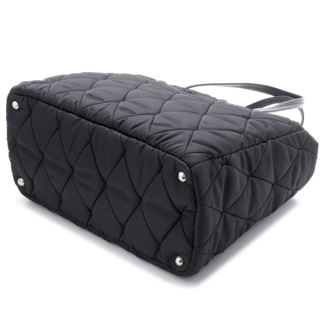 プラダコピーPRADA ナイロン バッグ キルティングナイロンバッグ トートバッグ ブラック 1BG169 2BYV 002 - 商品画像 7
