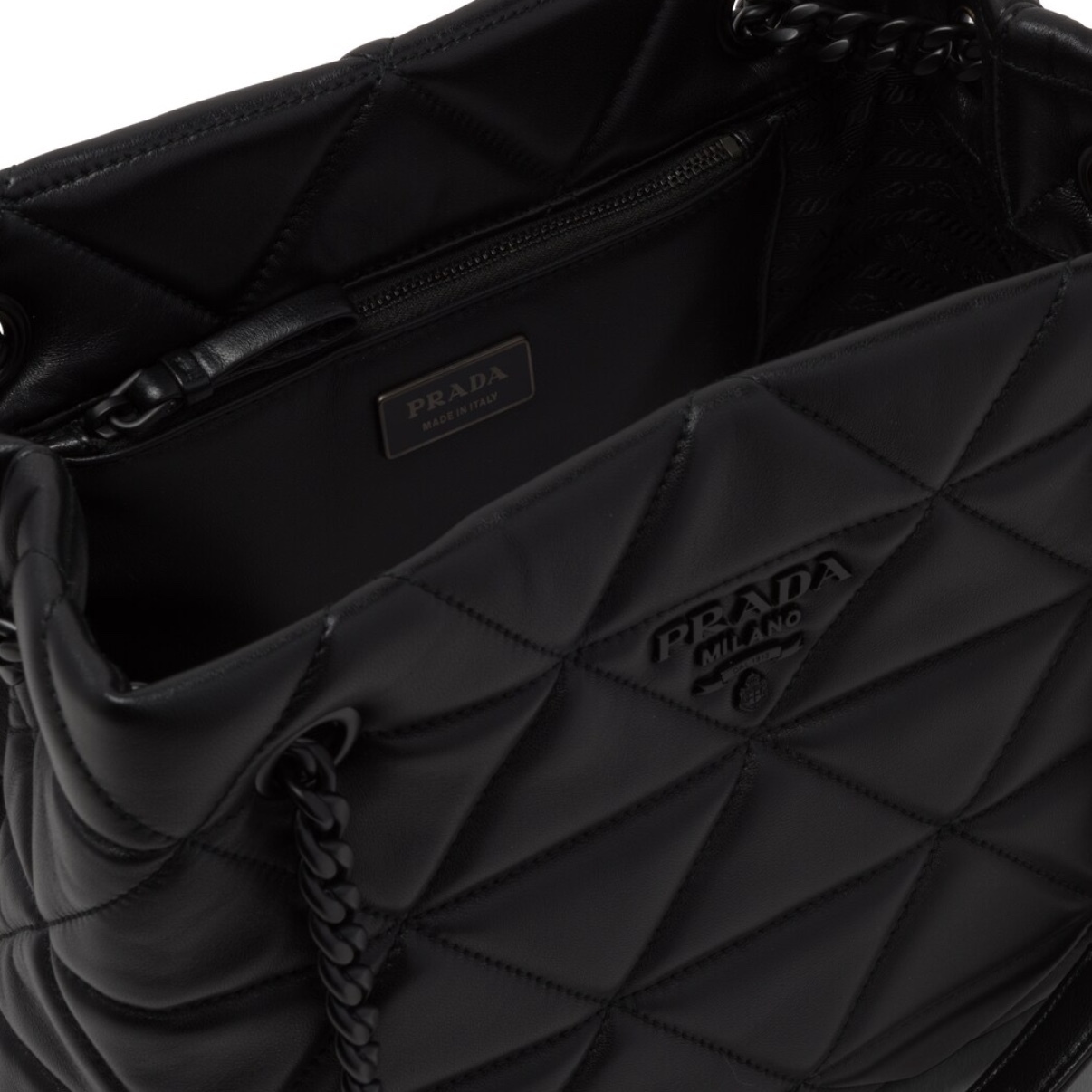 プラダ PRADA スペクトラム スモール トートバッグ ブラック 1BG298_WDF0_F0ES9_V_OOO - 商品画像 5
