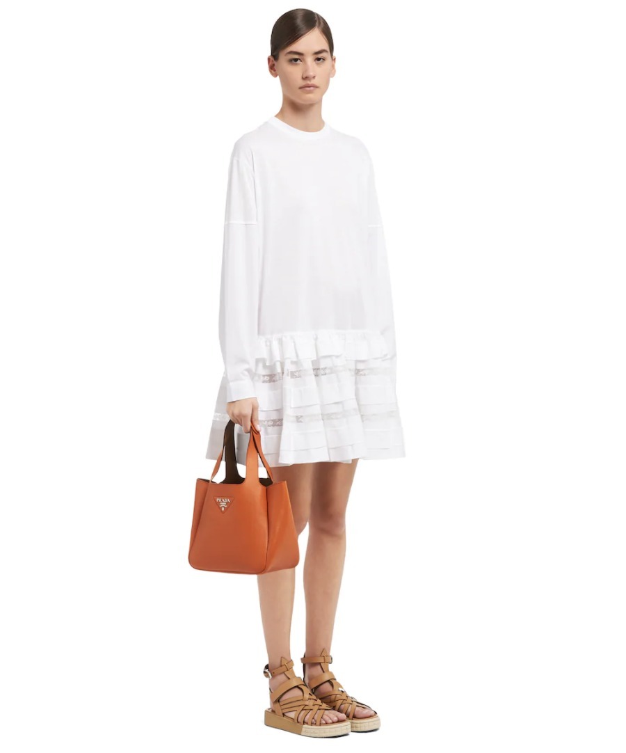 プラダスーパーコピー PRADA レザー ミニ トートバッグ スモールバッグ レディース 1BG335_2BBE_F0LK0_V_OOO - 商品画像 4