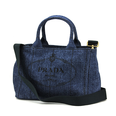 プラダコピー トートバッグ PRADA 1BG439 AJ6 F0E93 バッグ カナパ CANAPA レディース DENIM(デニム) ブルー - 商品画像 3