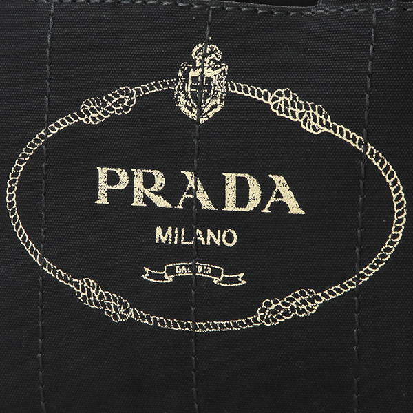 プラダスーパーコピートートバッグ PRADA 1BG439 ZKI F0N12 バッグ カナパ CANAPA レディース NERO(ネロ)/TALCO(タルコ) ブラック 黒/オフホワイト - 商品画像 9