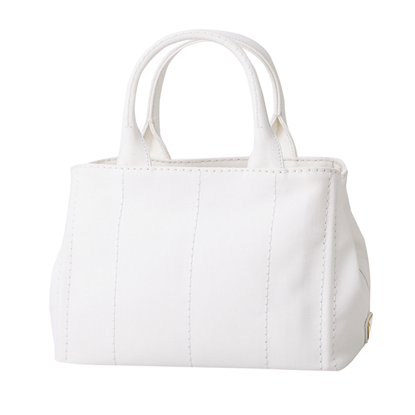 プラダコピー トートバッグ PRADA 1BG439 ZKI F0UB0 バッグ カナパ CANAPA レディース BIANCO(ビアンコ)/BLU ホワイト 白/ブルー 青 - 商品画像 4