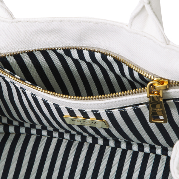 プラダコピー トートバッグ PRADA 1BG439 ZKI F0UB0 バッグ カナパ CANAPA レディース BIANCO(ビアンコ)/BLU ホワイト 白/ブルー 青 - 商品画像 6