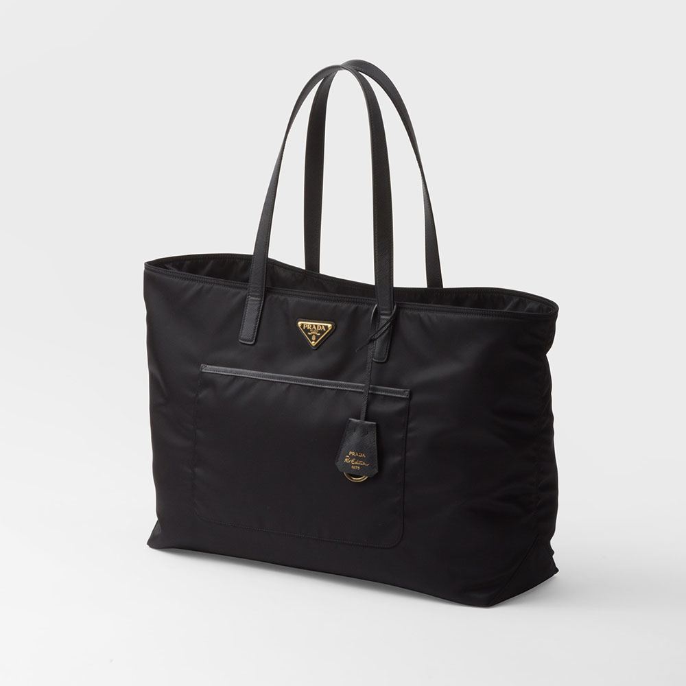 プラダ コピー Re-Nylon xサフィアーノレザー ラージ トートバッグ 1BG527_R064 - 商品画像 4