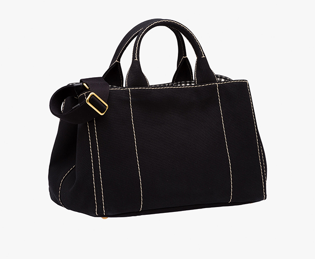 スーパーコピープラダ CANAPA ミディアム ハンドバッグ 2WAY ショルダーバッグ トライアングルロゴ ゴールド金具 カナパ 1BG642_ZKI_F0011_V_OOX - 商品画像 4