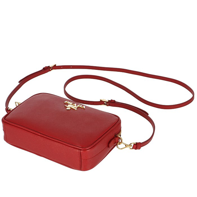 プラダスーパーコピー PRADA ショルダーバッグ サフィアーノ バッグ 斜めがけ レッド系 1BH036OOO NZV 68Z - 商品画像 5