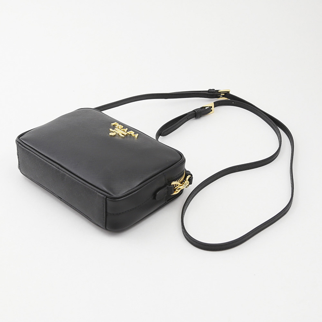スーパーコピープラダ PRADA ミニ レザーショルダーバッグ ブラック 1BH036VOOONZVF0002 - 商品画像 4