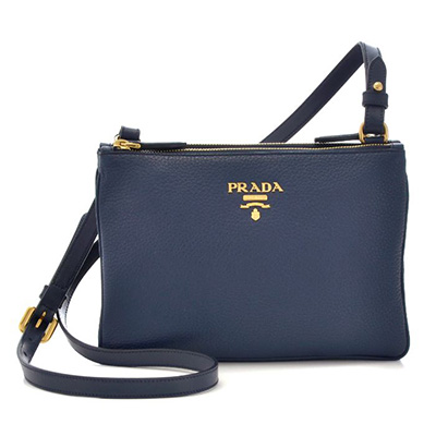 プラダコピー PRADA 2017年春夏新作 カーフスキン ショルダーバッグ ネイビー系 バッグ BAG 1BH046 2BBE 216 - 商品画像 5