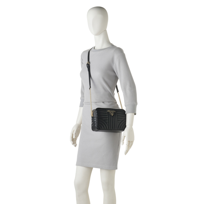 プラダコピー PRADA ショルダーバッグ ダイアグラム DIAGRAMME クロスボディ ブラック 1BH083IOI 2D91 632 - 商品画像 3