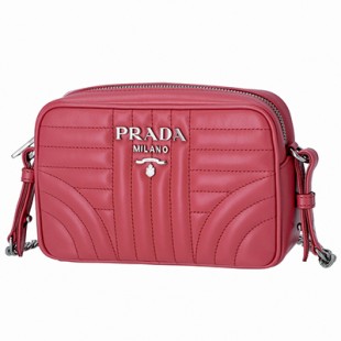プラダコピー PRADA サフィアーノ バッグ DIAGRAMME ダイアグラム ショルダーバッグ クロスボディーバッグ ピンク系 1BH084COI 2D91 PLG