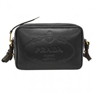 プラダコピーバッグ 1BH089 PRADA ショルダーバッグ GLACE'CALF NERO ネロ カーフ ブラック ゴールド金具