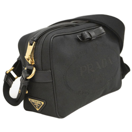 プラダスーパーコピーバッグ 1BH089 PRADA ショルダーバッグ リボン LOGO JACQUARD NERO ネロ ロゴジャガード ブラック ゴールド金具 - 商品画像 4