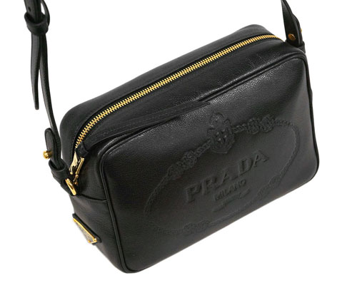 プラダコピーバッグ 1BH089 PRADA ショルダーバッグ GLACE'CALF NERO ネロ カーフ ブラック ゴールド金具 - 商品画像 4
