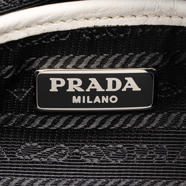 プラダスーパーコピー ショルダーバッグ PRADA 1BH096 UWLR F0K74 バッグ ヴィッテロ ダイノ VITELLO DAINO レディース TALCO ホワイト 白 - 商品画像 6