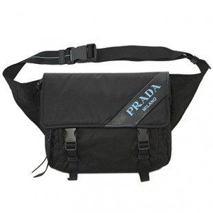プラダ バッグ 1BL015 PRADA メンズ ウエストバッグ ボディバッグ TESSUTO+SOFT CALF NERO ネロ ナイロン+ソフトカーフ ブラック