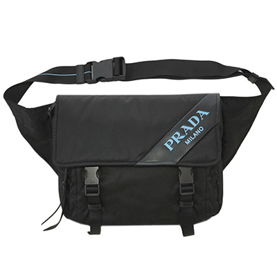 プラダ バッグ 1BL015 PRADA メンズ ウエストバッグ ボディバッグ TESSUTO+SOFT CALF NERO ネロ ナイロン+ソフトカーフ ブラック - 商品画像 8