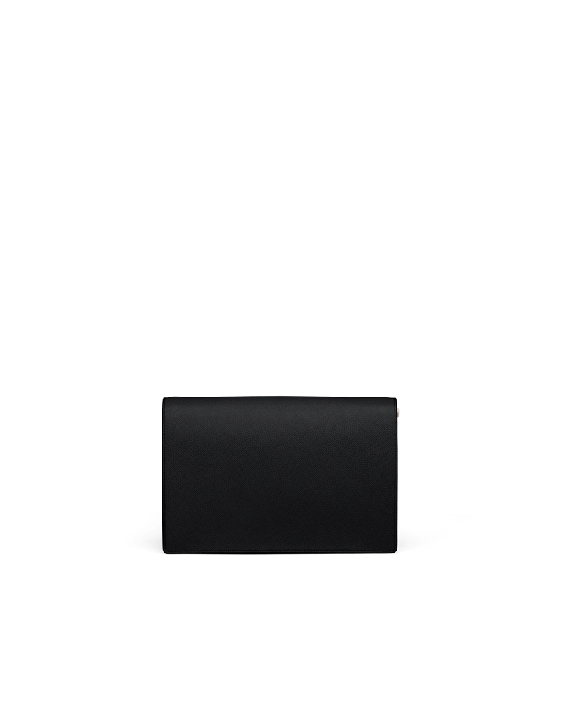 PRADA プラダ サフィアーノレザー ミニ エンベロープバッグ ブラック 1BP020_2EVU_F0VCN - 商品画像 8