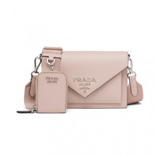 PRADA プラダ サフィアーノレザー ミニ エンベロープバッグ ウォーターリリー 1BP020_2EVU_F0VCN