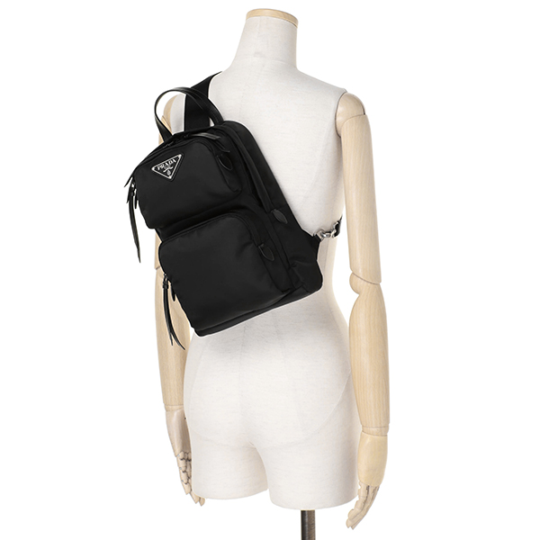 スーパーコピープラダ ショルダーバッグ PRADA 1BZ026 2CCJ F0002 バッグ テスート ソフトカーフ TESSUTO SOFT CALF レディース BLACK ブラック - 商品画像 6