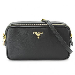 プラダコピー ショルダーバッグ PRADA ななめがけバッグ/クラッチバッグ 2WAY サフィアーノ レザー ブラック 1NF002 053 F0002