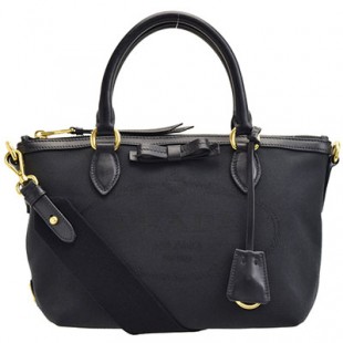 プラダバッグスーパーコピー PRADA 2Wayショルダーバッグ レディース リボン アウトレット 1ba111logjac-nero