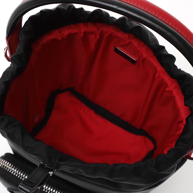 プラダコピー PRADA ショルダーバッグ 2WAY バケットバッグ ブラック レディース ギフト プレゼント ナイロン 1be026 2cki f0d9a - 商品画像 5