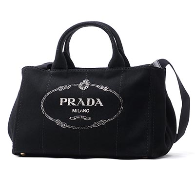 プラダスーパーコピー PRADA ハンドバッグ 2WAY ブラック レディース トートバッグ ロゴ トライアングル 1bg642 zki f0002 CANAPA - 商品画像 7