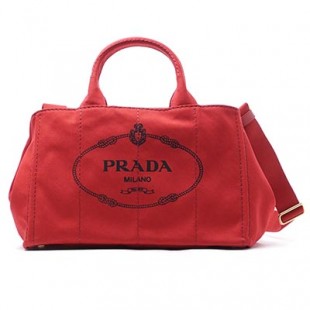 プラダコピー PRADA ハンドバッグ 2WAY レッド レディース トートバッグ ロゴ トライアングル 1bg642 zki f0011 CANAPA - 商品画像 2