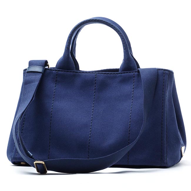 プラダスーパーコピーPRADA ハンドバッグ 2WAY ブルー レディース トートバッグ ロゴ トライアングル 1bg642 zki f0016 CANAPA - 商品画像 5